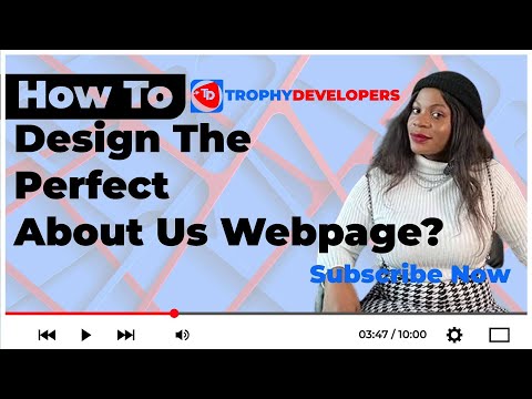 How to Design a perfect about us webpage? Trophy Developers, Best Uganda Website  Designers
