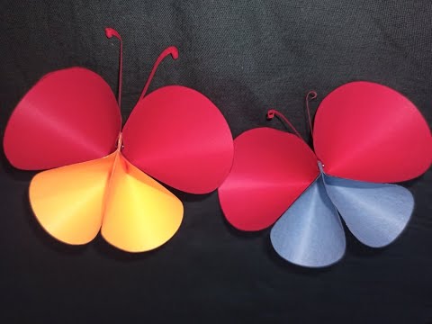 PAPER BUTTERFLY | HOW TO MAKE PAPER BUTTERFLY | ORIGAMI BUTTERFLY