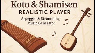 Koto & Shamisen Realistic Player – Arpeggio & Strumming Music Generator
