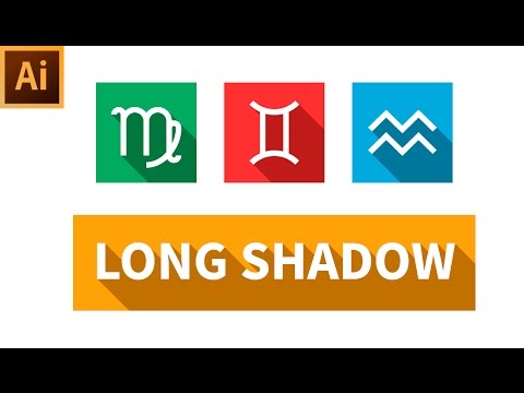 How to Create Flat Design Long Shadow - Adobe Illustrator