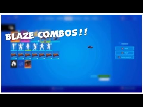Best new blaze skin combos|Fortnite battle royale