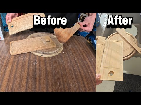 DIY: Cutting board restoration (My first attempt with HECHT 1768 Sander)