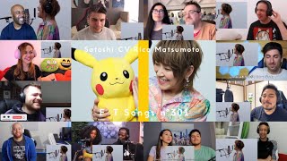 サトシ (cv:松本梨香) - めざせポケモンマスター -with my friends - / THE FIRST TAKE [Reaction Mashup]