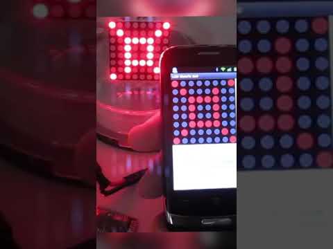 LED Matrix controlled via Bluetooth