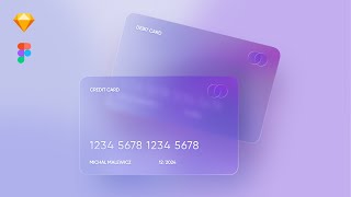 Aurora UI Gradient + Glassmorphism card tutorial - Free UI Design Course