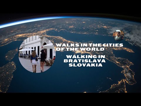 Walking in BRATISLAVA  Slovakia #walks #walkthrough #walking #sofia #bratislava