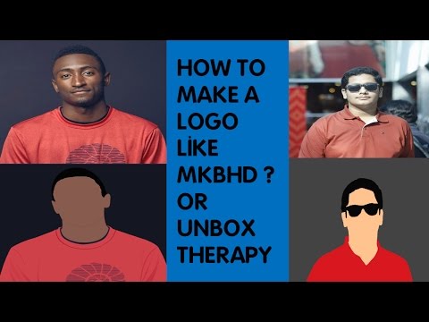 How to make a DP like MKBHD | vector art tutorial