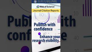 🔎Smart Tools for Smarter Research — Web of Science Journal Citation Reports #researchtools