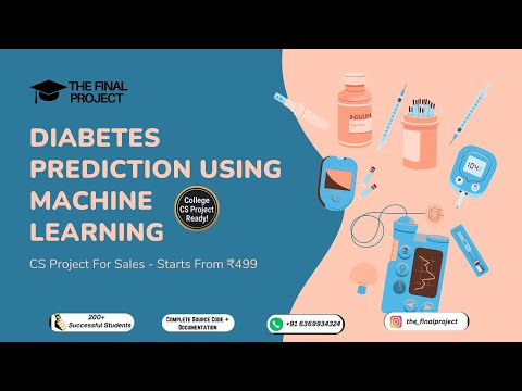 This AI Predicts Diabetes Before Doctors Do! 🧠🩺 | Final Year Project