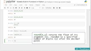 Learn Data Analyst   023 Functions Notable Built in Functions in Python