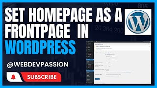 How to setup a  Homepage in WordPress | WordPress tutorial in urdu