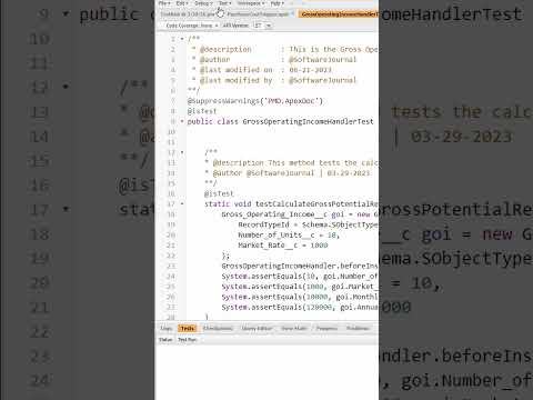 Developing in Salesforce Apex