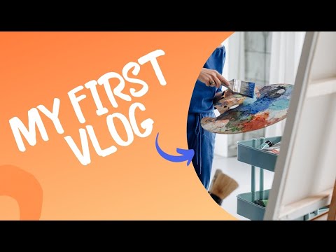 My First Vlog | Painting | motivational lines | quotations | acrylic paints | Painter