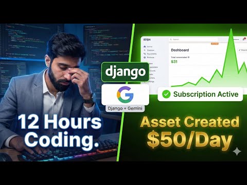I Built a $50/Day Earning SaaS With AI in 12 Hours | Django + Gemini