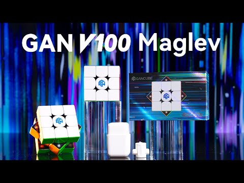 GAN V100 MagLev M 3x3 | UV Coated Speedcube with MagLev Technology