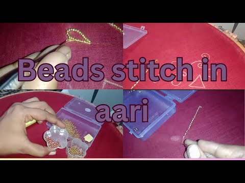 Beads📿 stitch in aari