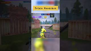 Only Triple Headshots 😱 #shorts #bgmi #pubg #viral