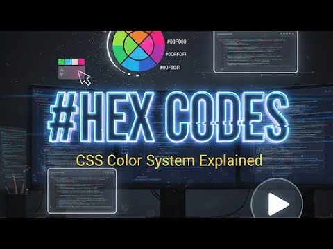 CSS Hex Codes Explained : What are Hex Codes ?|| CSS colors for Beginners.|| lesson 7||