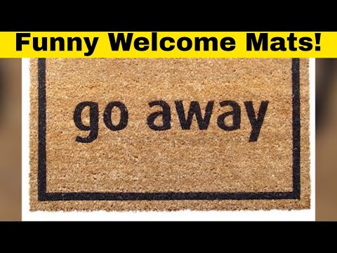 Amazing and Funny Welcome Mats For Your New Home