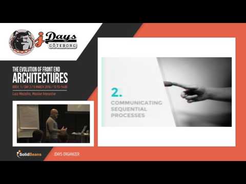 The Evolution of Front End Architectures. Speaker: Luca Mezzalira