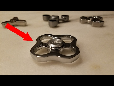 ߷ 8 Minute Spin Time!! Coolest Spinner Ever!! The Premium Stainless Steel Quad Spinner. Crazy Warp!!