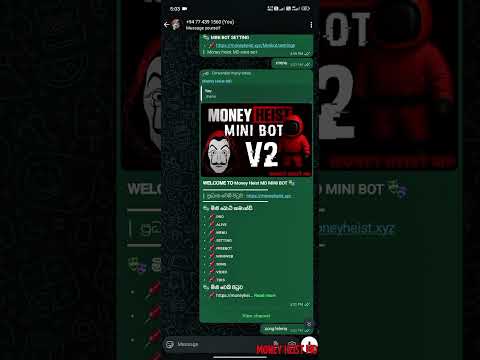 Whatsapp Status තප්පරෙන් සීන් කරන්න, Auto reply යවන්න MONEY HEIST Mini Bot හදාගමු 😼 Link device only