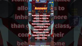 #OOPConcepts #InterviewTips #TechExplained What is Multiple Inheritance in OOP? #Interview