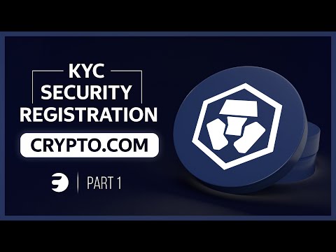 🔵 CRYPTO COM #1 — Acquaintance with the wallet / Registration / KYC verification / Security