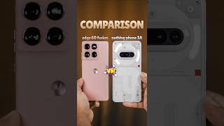 Best Phone Under ₹25k? 🔥 Moto Edge 60 Fusion vs Nothing Phone 3a Comparison #shorts #nothing #moto