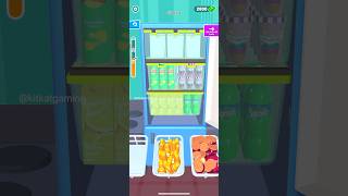 [ASMR]Can you arrange it faster??  #asmr#restock#satisfying#fridge #kitkatgaming#games#short