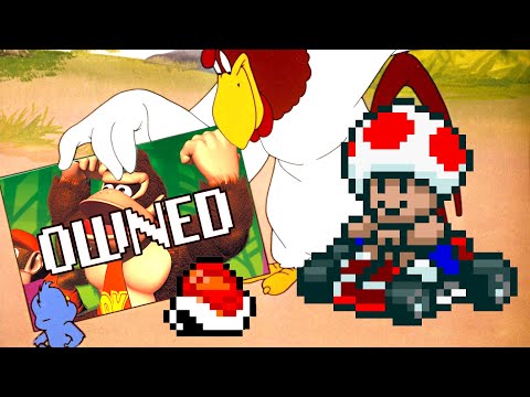 Foghorn Leghorn vs. Donkey Kong @ Super Mario Kart