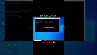 Dont update app Manually #hackersmindset #psychohacker #cybersecurity #coding #computersecurity