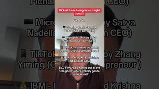 People love to complain about immigrants taking over...  #Immigrants #TechLeaders #IndiansInTech