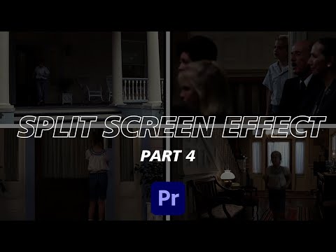 HOW TO CREATE SPLIT SCREEN EFFECT IN PREMIERE PRO PART 4 | #adobe #premierepro
