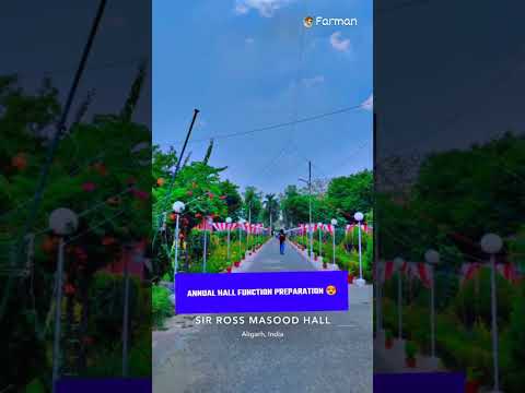 RM hall, AMU || Hostel Annual fest preparation goes of RM Hall, Aligarh Muslim university ||