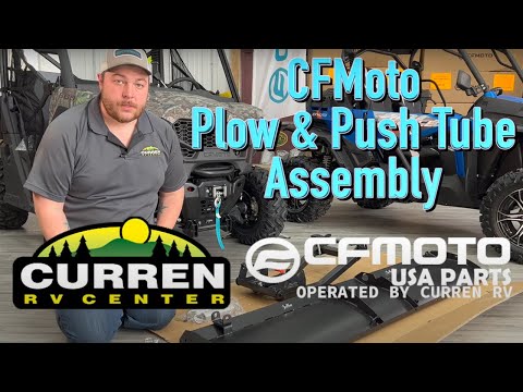 CFMoto Plow Blade and Push Tube Assembly - CFMotoUSAParts.com