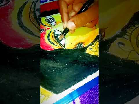 Durga Puja Special🌷💗 #trending #shorts #durgapuja #navratri #drawing #durgamaa
