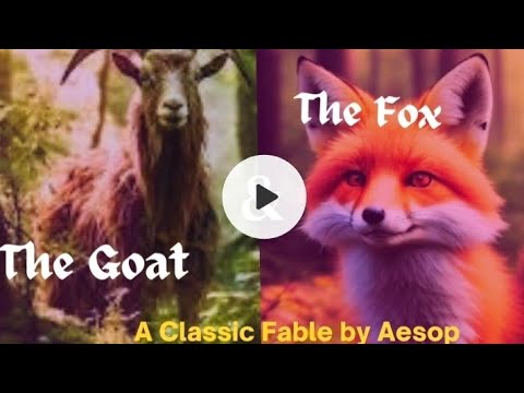The Fox and the Goat fable of wit and moral | A tale by Aesop | Bedtime short stories.