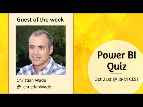 Power BI Quiz with Christian Wade