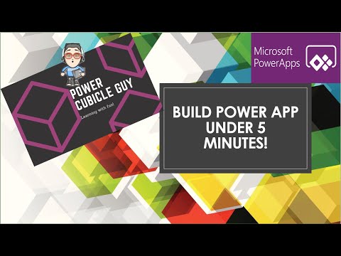 Microsoft Power Apps Tutorial for Beginners - Build an App under 5 Minutes