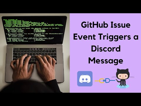 Github issue event triggers a Discord message