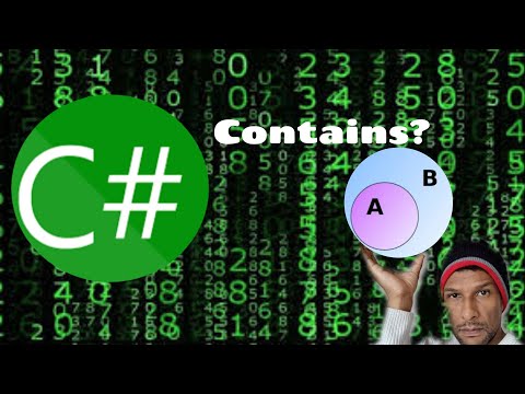 005 C#How To Use Contains Function