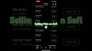 Selling Puts on Sofi 📉 #stocks #everythingrobcrypto #stockmarket #robinhood #tradingstocks
