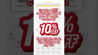 NumWorks is the BESt calculator for all your #ap math courses