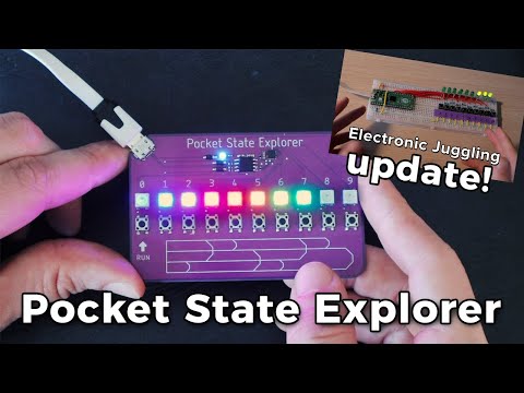 Get a Pocket State Explorer - electronic siteswap juggling toy