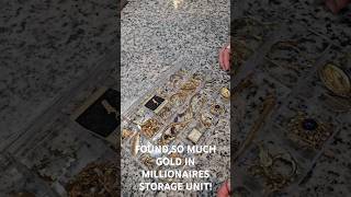SO MUCH GOLD FOUND IN MILLIONAIRES ABANDONED STORAGE UNIT! #storageunitfinds #goldfound #treasure