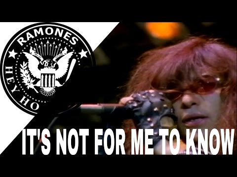 RAMONES - It's Not For Me To know (SUBTITULADA)