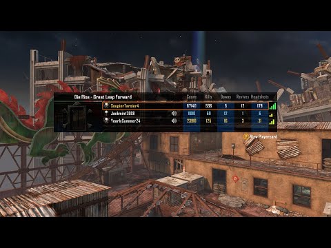 Playing Die Rise with my friends funny moments(I hate this god damn map..) 