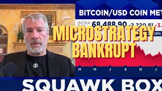 🚨 Michael Saylor DESTROYED by CNBC: "MicroStrategy BANKRUPT at $8K Bitcoin!"
