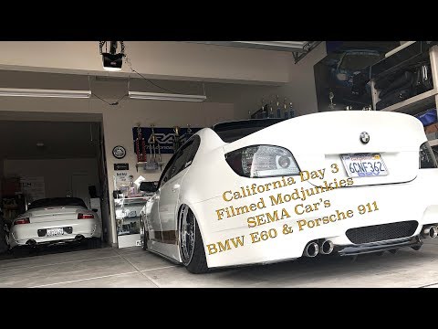 Cali Day 3 Spending my Birthday with Modjunkies BMW E60 and Porsche 911